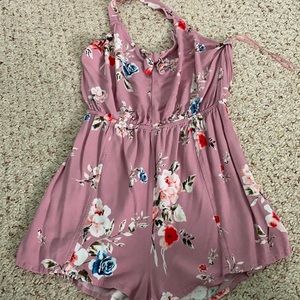 Kendall and Kylie halter romper